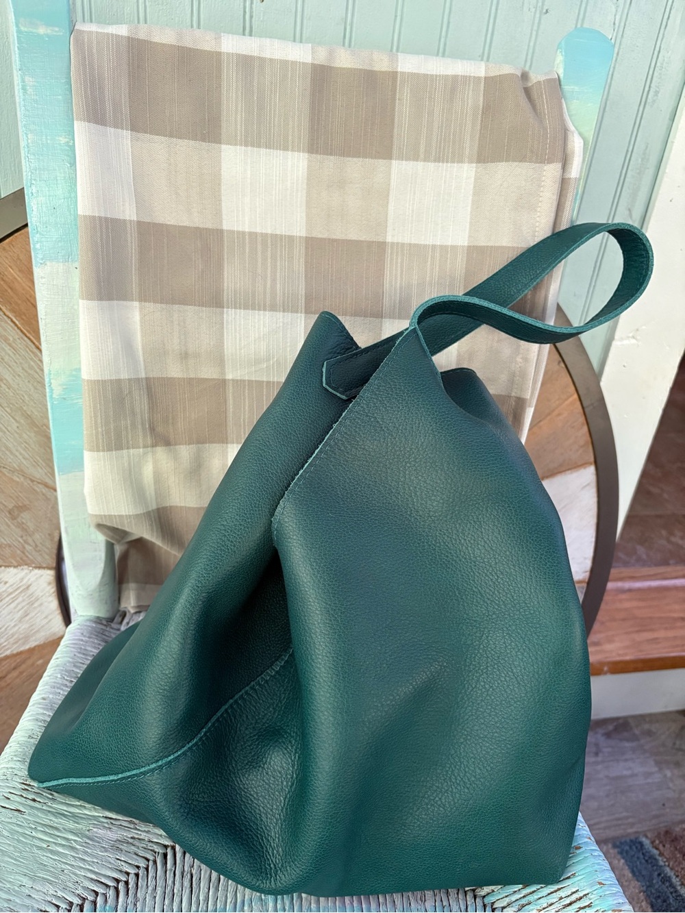 Portland Leather Seaglass Naomi, OS Oversized - Picture 3 of 7